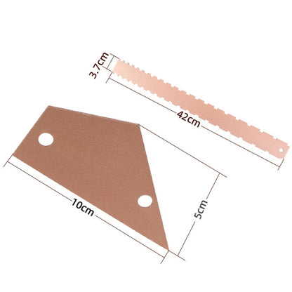 GNR1 Aluminium Measurement Bass Guitar Neck Ruler, Colour:Gold - String Instrument Accessories by buy2fix | Online Shopping UK | buy2fix