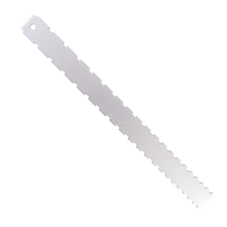 GNR1 Aluminium Measurement Bass Guitar Neck Ruler, Colour:Silver - String Instrument Accessories by buy2fix | Online Shopping UK | buy2fix