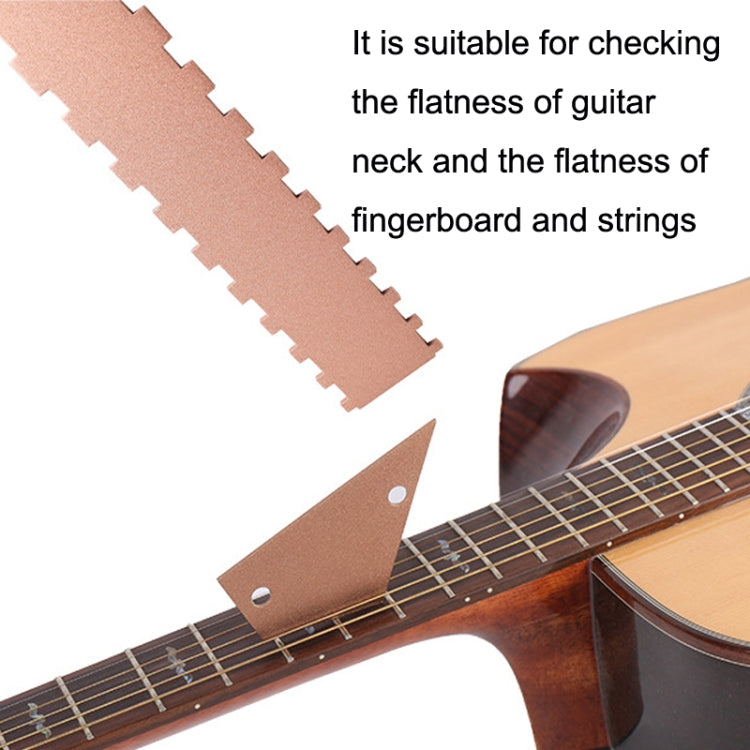 GNR1 Aluminium Measurement Bass Guitar Neck Ruler, Colour:Silver - String Instrument Accessories by buy2fix | Online Shopping UK | buy2fix