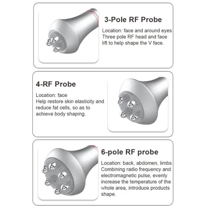 6 In 1 80K Ultrasonic Cavitation Vacuum Radio Frequency Lipo Laser Slimming Machine US Plug(Gold Edge) by buy2fix