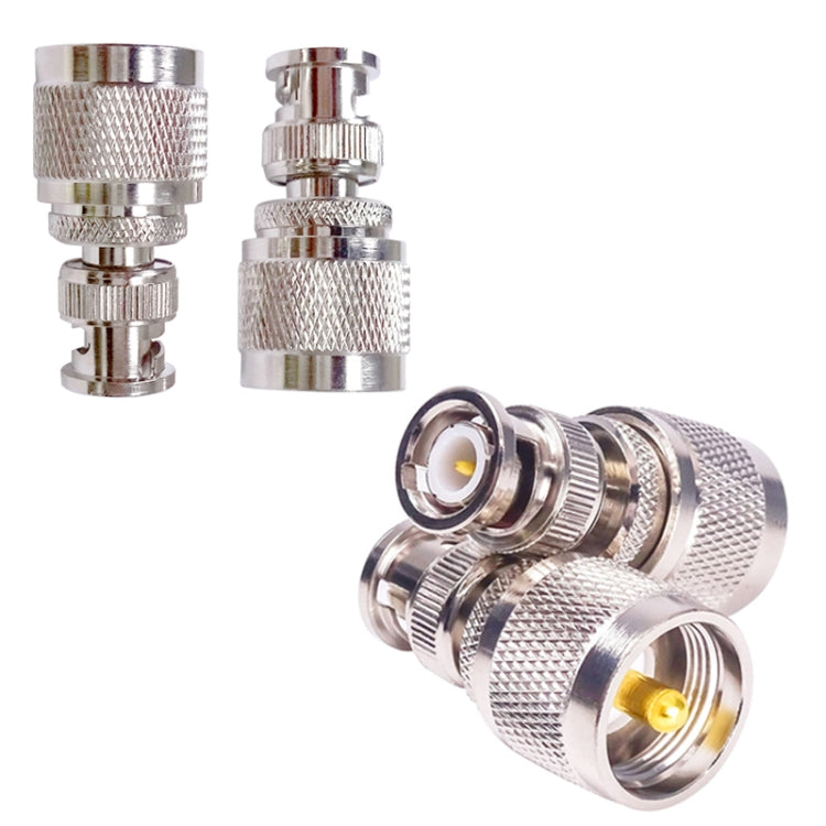 BNC Male To UHF PL259 Male Straight RF Coax Adapter Convertor by buy2fix