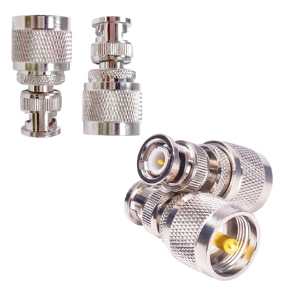 BNC Male To UHF PL259 Male Straight RF Coax Adapter Convertor by buy2fix
