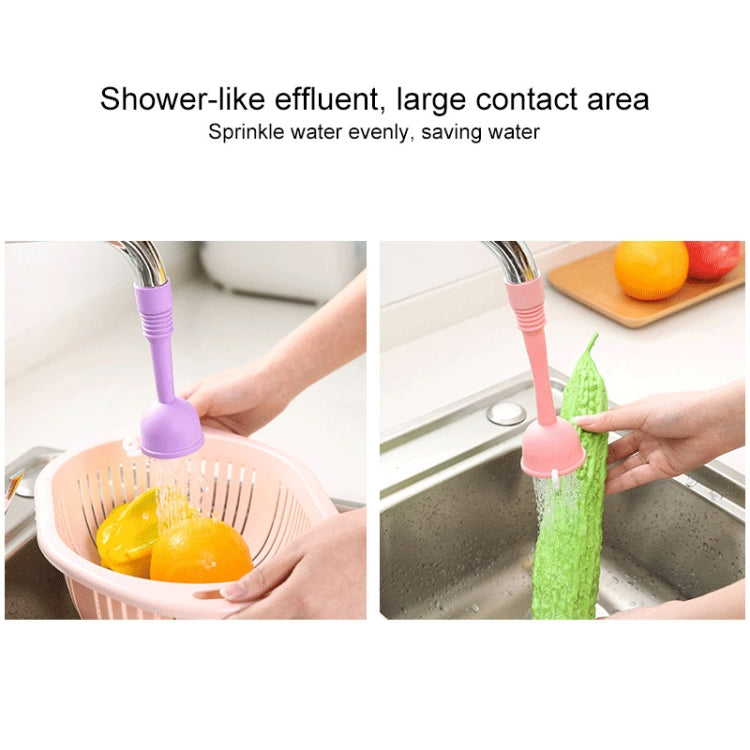 Kitchen Faucet Water-saving Shower(Long Purple) - Filters by buy2fix | Online Shopping UK | buy2fix