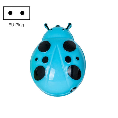 A62 Beetle Shape LED Night Light Plug-in Intelligent Light Control Sensor Light, Plug:EU Plug(Blue) - Sensor LED Lights by buy2fix | Online Shopping UK | buy2fix