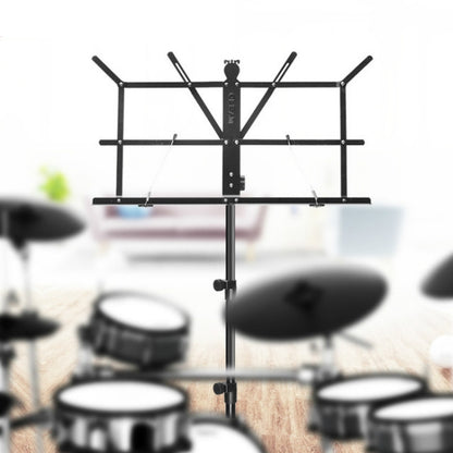 Portable Folding  Lifted and Thickened Piano Stand Guzheng Guitar Home Music Stand(Black) - String Instrument Accessories by buy2fix | Online Shopping UK | buy2fix