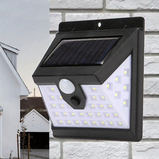 40 LEDs Solar Outdoor Body Induction Lamp IP65 Waterproof Wall Street Light by buy2fix