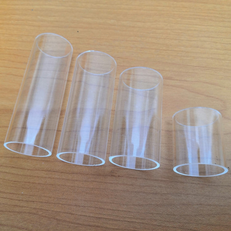 5PCS Acrylic Guitar Slide Tube Folk Slide Block, Size:28mm(Transparent) - Guitar Tuner Accessories by buy2fix | Online Shopping UK | buy2fix