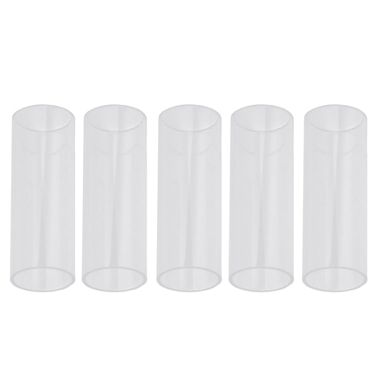 5PCS Acrylic Guitar Slide Tube Folk Slide Block, Size:70mm(Transparent) - Guitar Tuner Accessories by buy2fix | Online Shopping UK | buy2fix