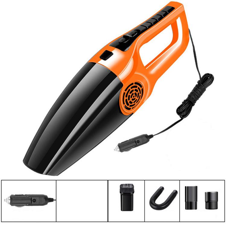 Car Vacuum Cleaner High Power 120W Home Car Dual-use Vacuum Cleaner Powerful Dry and Wet Wired Models Seventh Generation(Orange) by buy2fix