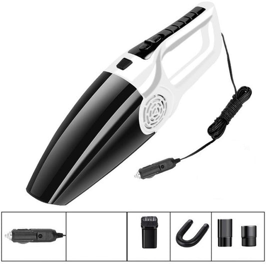 Car Vacuum Cleaner High Power 120W Home Car Dual-use Vacuum Cleaner Powerful Dry and Wet Wired Models Seventh Generation(White) by buy2fix