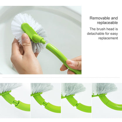 Creative Grass Shape Toilet Brush Bathroom Long Handle Toilet Brush(White) - Cleaning Tools by buy2fix | Online Shopping UK | buy2fix