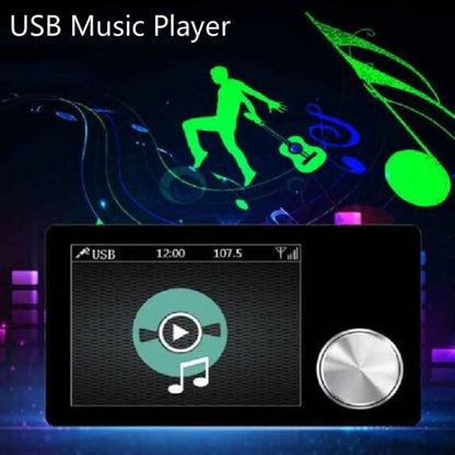 2.8 inch Car DAB+Digital Broadcasting Colorful Screen Receiver FM Forwarding AUX Output by buy2fix