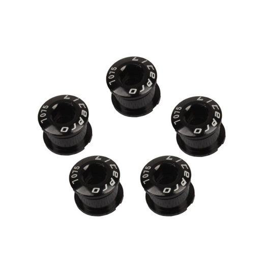 5 PCS Litepro Mountain Bike Bicycle Plate Nail Sprocket Plate Screw Folding Bike Modified Single Plate Nail(Black) - Screws by Litepro | Online Shopping UK | buy2fix