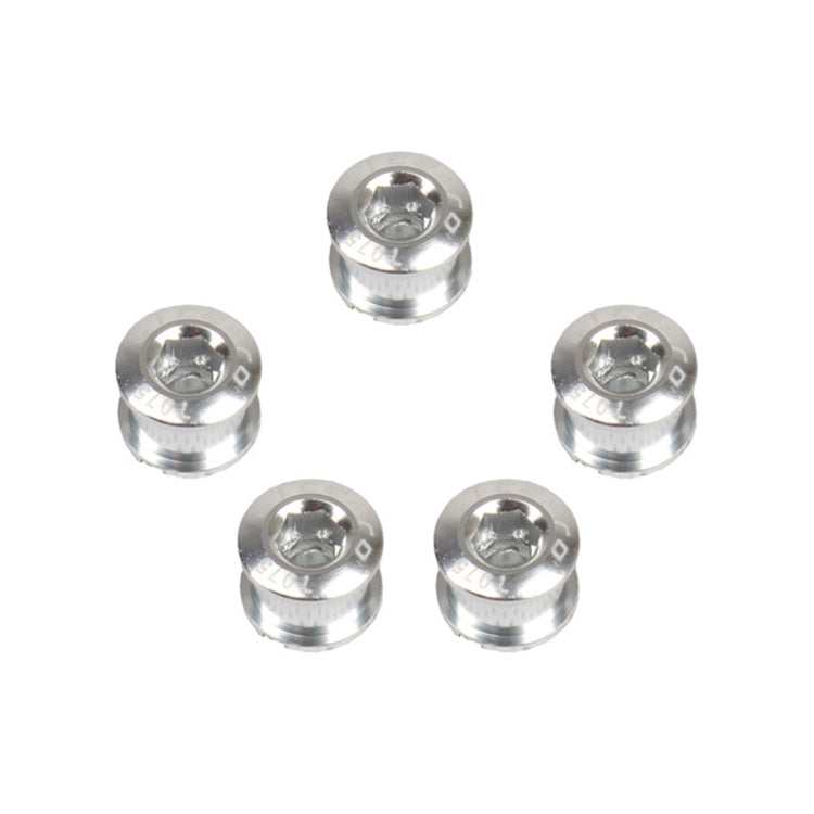 5 PCS Litepro Mountain Bike Bicycle Plate Nail Sprocket Plate Screw Folding Bike Modified Single Plate Nail(Silver) - Screws by Litepro | Online Shopping UK | buy2fix