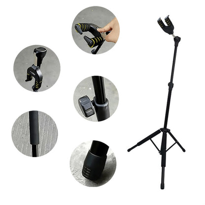 Gravity Self-locking Folding Vertical Pipa Bass Universal Guitar Stand - String Instrument Accessories by buy2fix | Online Shopping UK | buy2fix