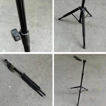 Gravity Self-locking Folding Vertical Pipa Bass Universal Guitar Stand - String Instrument Accessories by buy2fix | Online Shopping UK | buy2fix