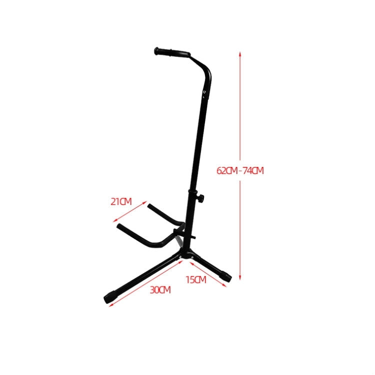 Folding Single Vertical Guitar Stand - String Instrument Accessories by buy2fix | Online Shopping UK | buy2fix