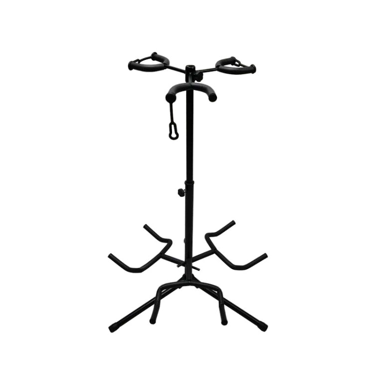 Tripod Three-head Height Adjustment Guitar Stand - String Instrument Accessories by buy2fix | Online Shopping UK | buy2fix