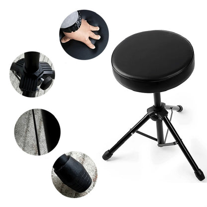 Metal Bracket Lift Round Stool Musical Instrument Universal Bench - Other Accessories by buy2fix | Online Shopping UK | buy2fix
