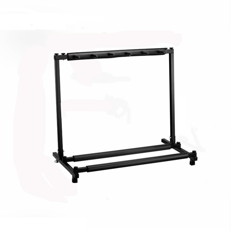 Foldable Long Metal Guitar Display Stand Shelf, Specification:Five Racks - String Instrument Accessories by buy2fix | Online Shopping UK | buy2fix