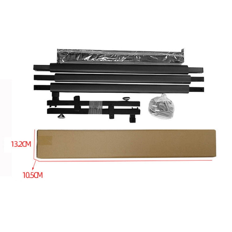 Foldable Long Metal Guitar Display Stand Shelf, Specification:Five Racks - String Instrument Accessories by buy2fix | Online Shopping UK | buy2fix