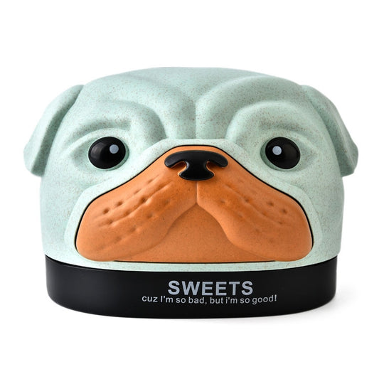 Creative Wheat Bobbi Dog Tissue Box Living Room Bedroom Desktop Pumping Paper Roll Paper Storage Box(Green) by buy2fix