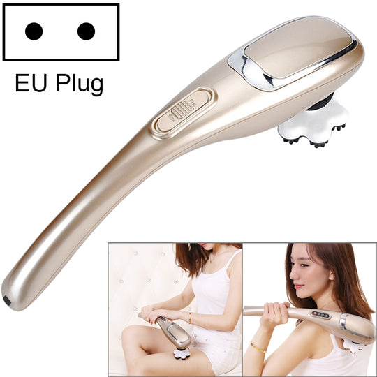 Rechargeable Dolphin Massager Electric Cervical Massage Stick A15 Charging, Plug Type:EU Plug