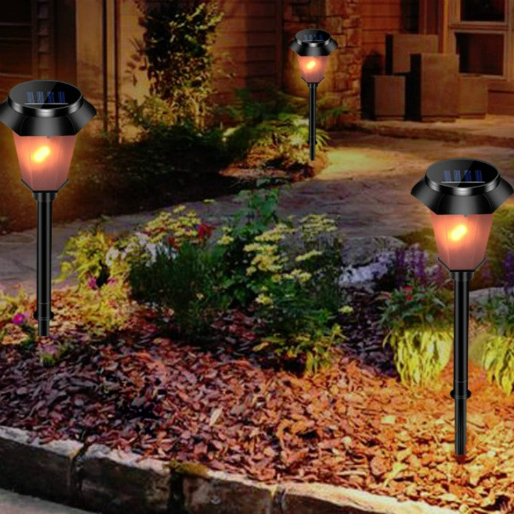 Solar Flame Dynamic Landscape Lamp LED Outdoor Garden Lawn Light - Solar Lights by buy2fix | Online Shopping UK | buy2fix