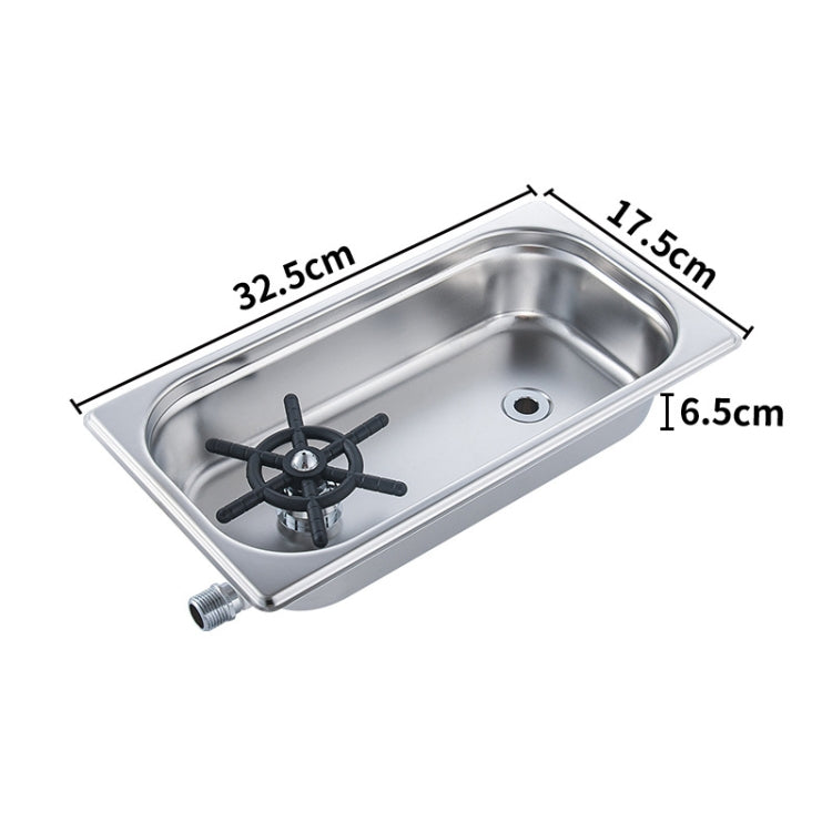 Automatic High Pressure Embedded Stainless Steel Bar Cup Washer Medium Cup Washer - Cleaning Tools by buy2fix | Online Shopping UK | buy2fix