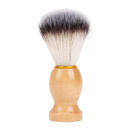 Wood Handle Hair Shaving Brush Facial Beard Cleaning Appliance Shave Salon Badger Hair Tool Razor Brush by buy2fix