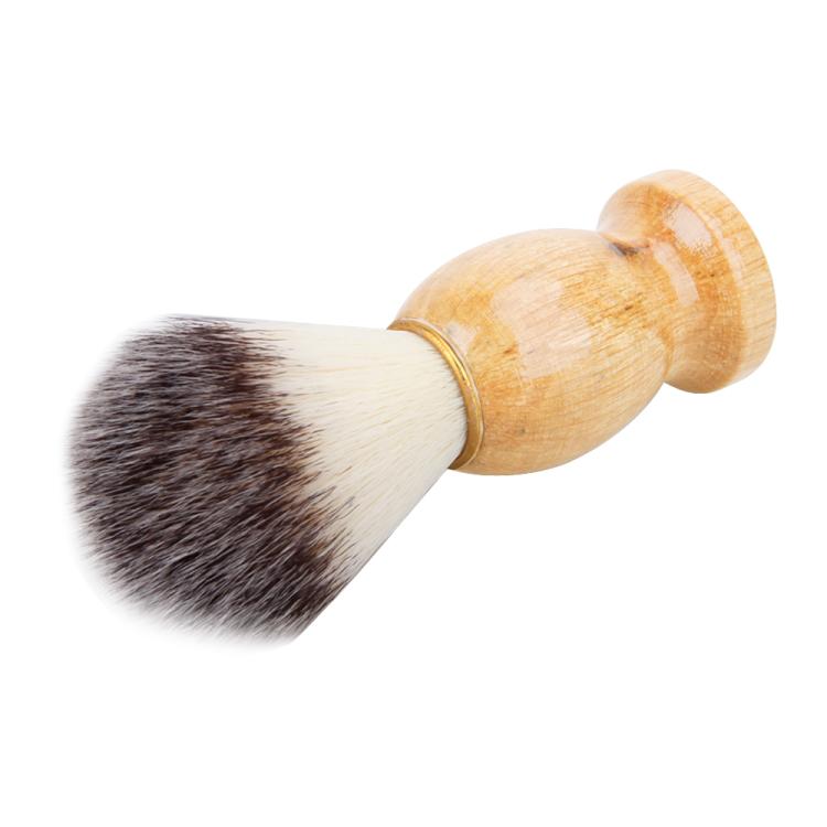 Wood Handle Hair Shaving Brush Facial Beard Cleaning Appliance Shave Salon Badger Hair Tool Razor Brush by buy2fix