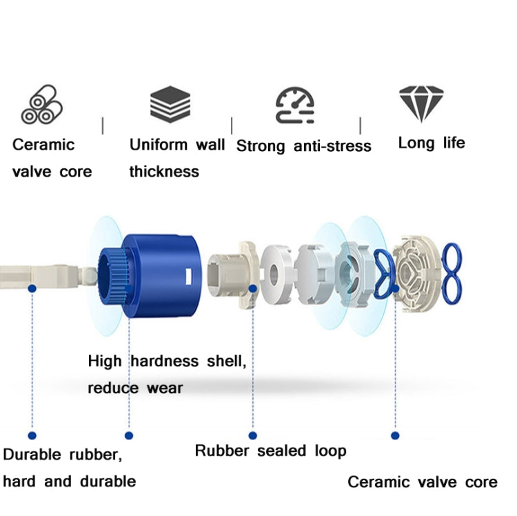 Bathroom Faucet Washbasin Waterfall Hot & Cold Faucet, Specification:84535 High Type by buy2fix