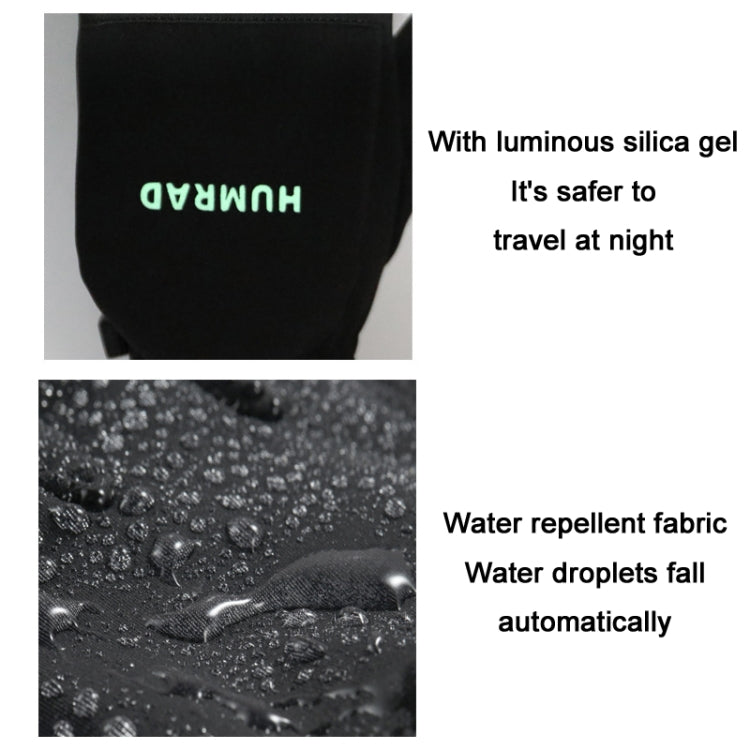 HUMRAO Winter Half-Finger Flip Cover Warm Gloves For Outdoor Sports Skiing And Cycling, Size:L(Black) - Cycling Gloves by HUMRAO | Online Shopping UK | buy2fix