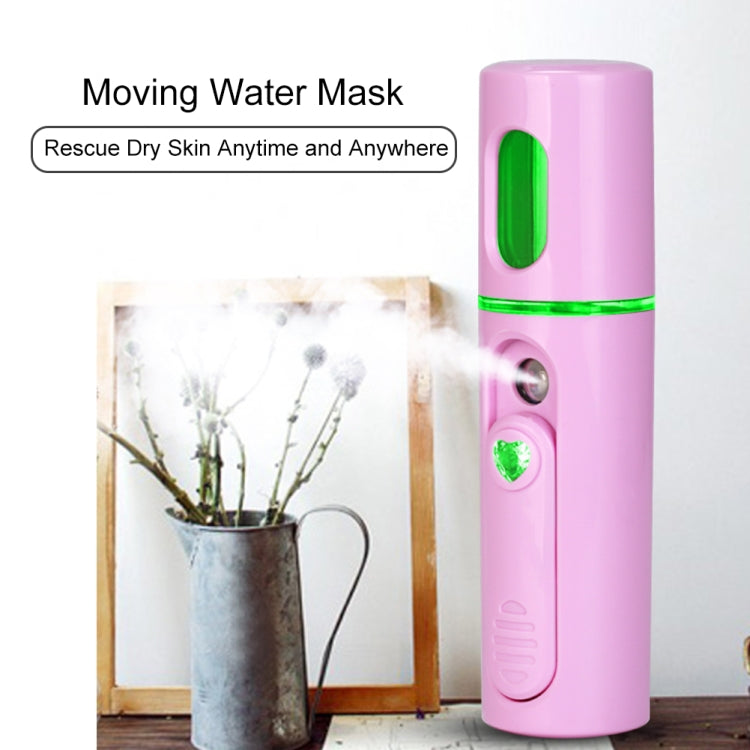 Facial Steamer Nano Steamer Handy  Face Moisture Sprayer Rechargeable Mini USB Charging Automatic Alcohol Sprayer(white) - Beauty Instrument by buy2fix | Online Shopping UK | buy2fix