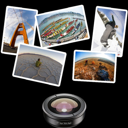APEXEL APL-HB170 170 Degrees Ultra Wide Angle Professional HD External Mobile Phone Universal Lens - Macro & Wide-angle by APEXEL | Online Shopping UK | buy2fix