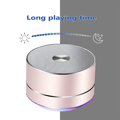 Portable Wireless Bluetooth Speaker Stereo LED Speakers with Built-in Mic MP3 MINI Subwoof Smart Column Loudspeaker - Desktop Speaker by buy2fix | Online Shopping UK | buy2fix