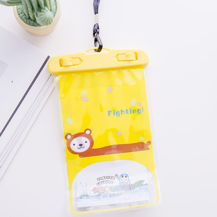 10 PCS Large Outdoor Photo Transparent Waterproof Cartoon Mobile Phone Bag, Style:Puppy - Waterproof Bag by buy2fix | Online Shopping UK | buy2fix