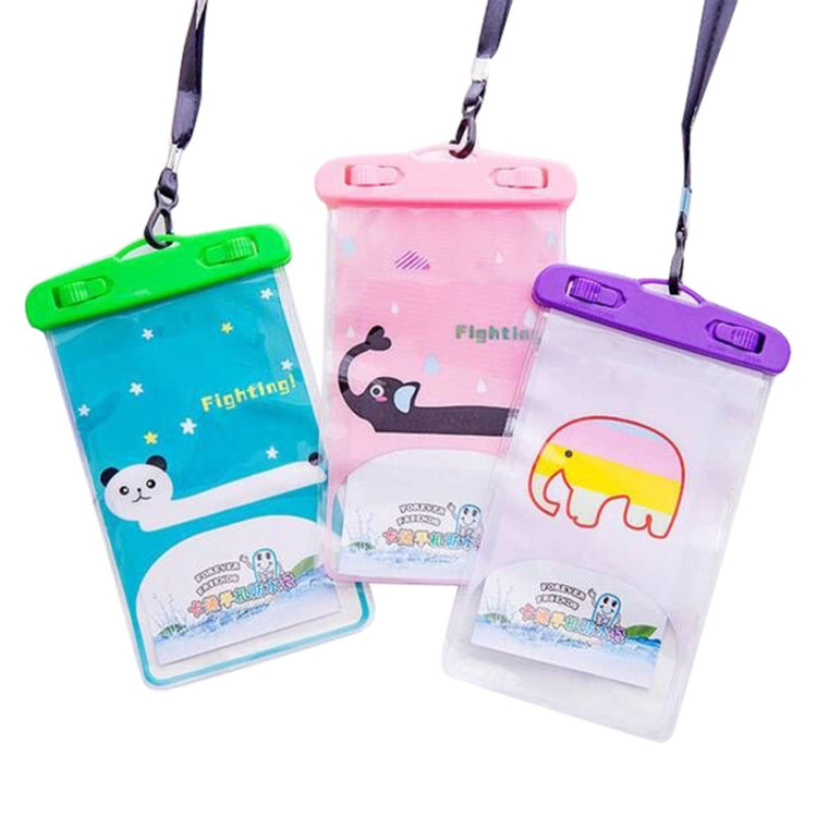 10 PCS Large Outdoor Photo Transparent Waterproof Cartoon Mobile Phone Bag, Style:Fawn - Waterproof Bag by buy2fix | Online Shopping UK | buy2fix