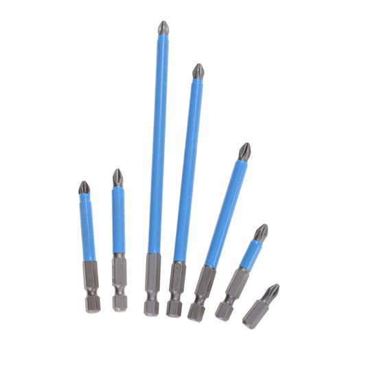 7 PCS PH2 Anti Slip Magnetic Cross Electric Drill Bits Screw Nozzle Taper Corrector 25mm 50mm 65mm 70mm 90mm 127mm 150mm by buy2fix