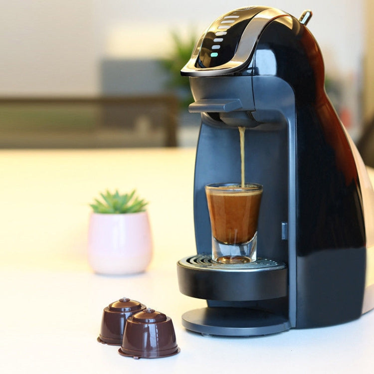 3pcs / Set Eco-friendly Reusable Coffee Capsule Set Food Grade Plastic PP Coffee Filter Baskets Soft Capsules(Brown) - Coffee Machine Parts by buy2fix | Online Shopping UK | buy2fix