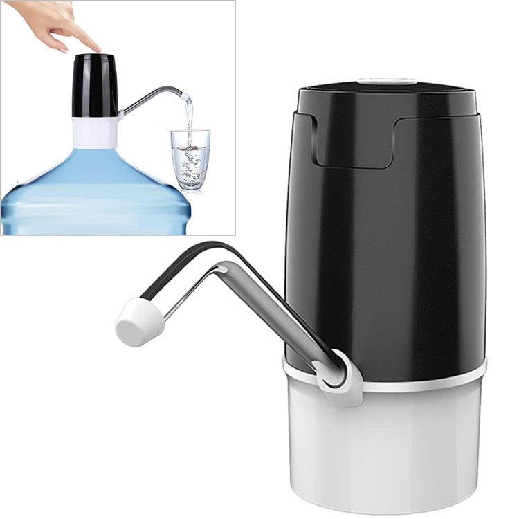 304 Stainless Steel Hard Pipe USB Rechargeable Electric Water Pump Dispenser Silicone Drinking Water Bottles - Drinking Tools by buy2fix | Online Shopping UK | buy2fix