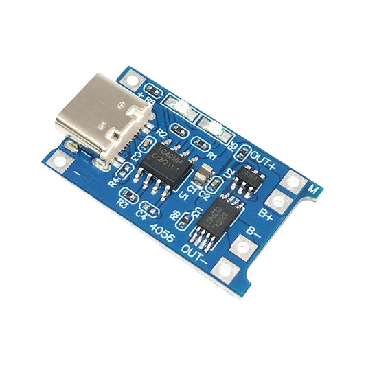 TP4056 USB-C / Type-C Combo Protection Charging 1A Lithium Battery Charging Board Module by buy2fix