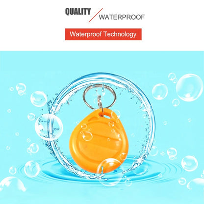 10 PCS 125KHz TK/EM4100 Proximity ID Card Chip Keychain Key Ring(Orange) by buy2fix