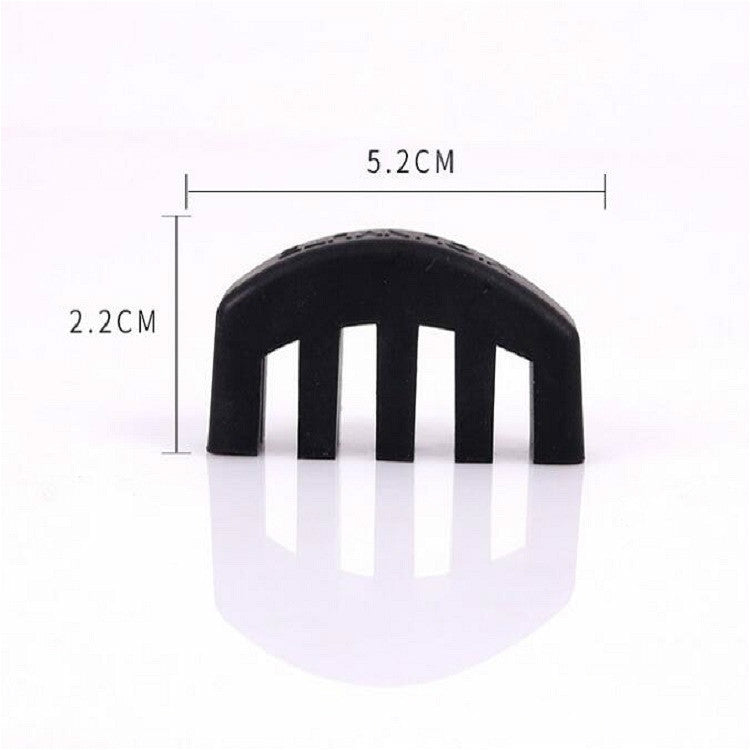 10 PCS Silicone Silencer Mute Equipment Sourdine for Violin(Black) - String Instrument Accessories by buy2fix | Online Shopping UK | buy2fix