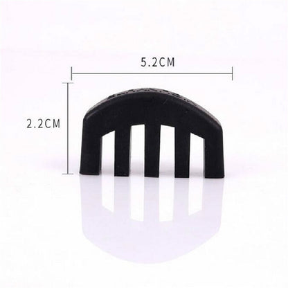 10 PCS Silicone Silencer Mute Equipment Sourdine for Violin(Black) - String Instrument Accessories by buy2fix | Online Shopping UK | buy2fix