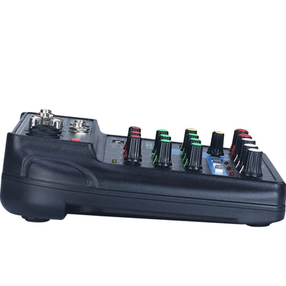 TU04 BT Sound Mixing Console Record 48V Phantom Power Monitor AUX Paths Plus Effects 4 Channels Audio Mixer with USB(Black) by buy2fix