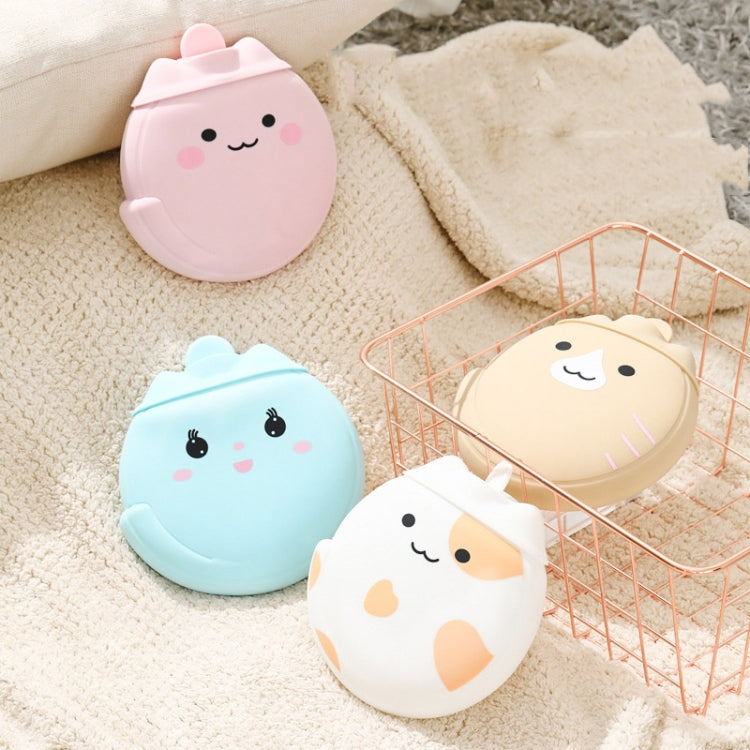 Cartoon Silicone Mini Warm Belly Warm Palace Water Injection Explosion-Proof Warm Water Bag(Coral Powder) - Hot Water Bags by buy2fix | Online Shopping UK | buy2fix