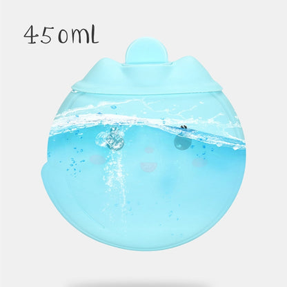 Cartoon Silicone Mini Warm Belly Warm Palace Water Injection Explosion-Proof Warm Water Bag(Coral Powder) - Hot Water Bags by buy2fix | Online Shopping UK | buy2fix