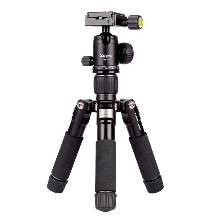 Xiletu FM5S-MINI 5-Section Folding Legs Mini Desktop Tripod Mount(Titanium) by Xiletu