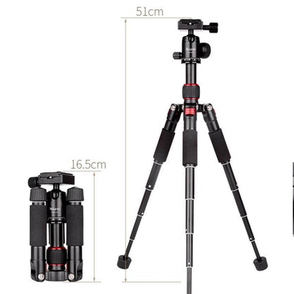 Xiletu FM5S-MINI 5-Section Folding Legs Mini Desktop Tripod Mount(Titanium) by Xiletu